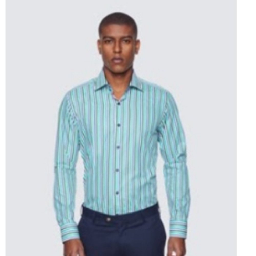 Hawes and Curtis Designer High Collar Slim shirts